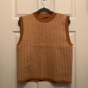 Vintage Brown Sweater Vest